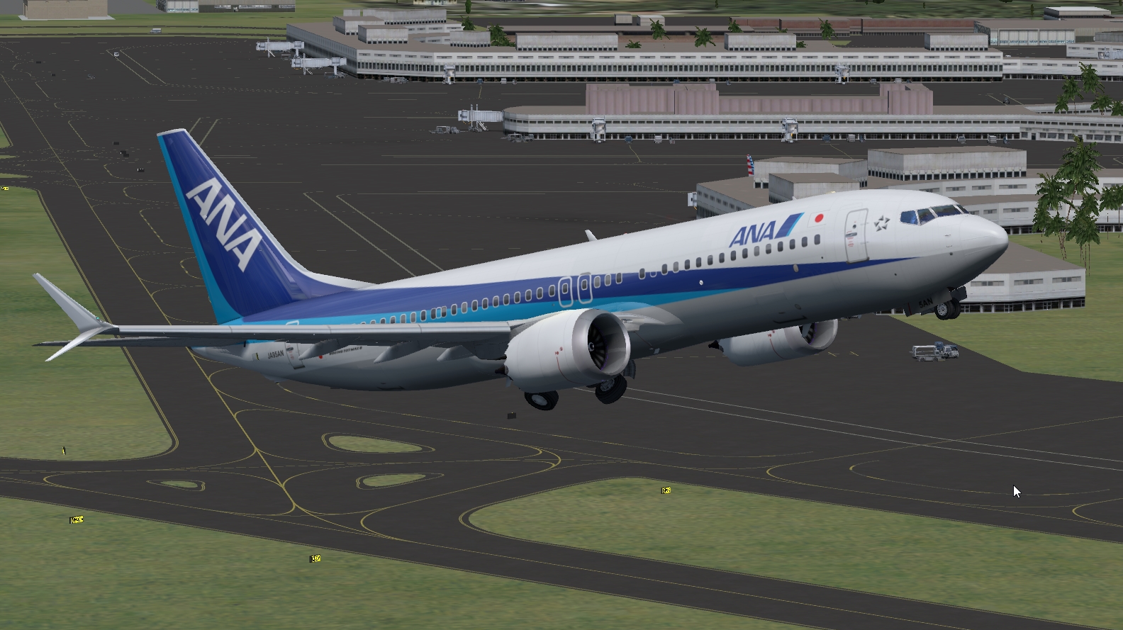More Images For FSX 2FP3D Boeing 737 Max 8 ANA All Nippon Airlines package